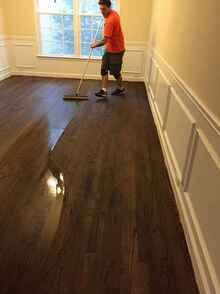 Sealing Newly Stained Floors Suwanee, GA